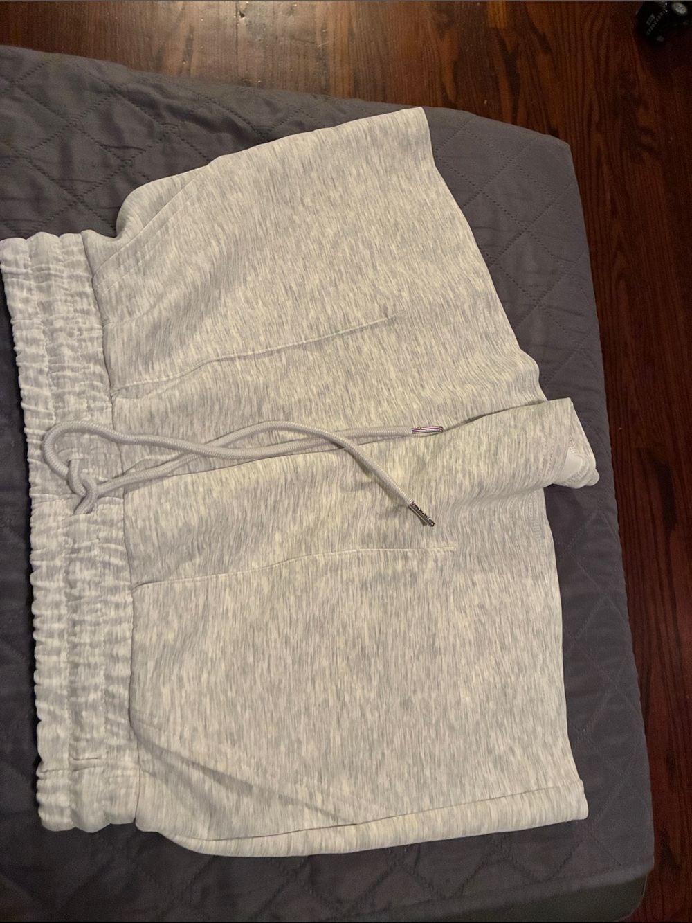Light Gray Women’s Pull-On Lounge Shorts